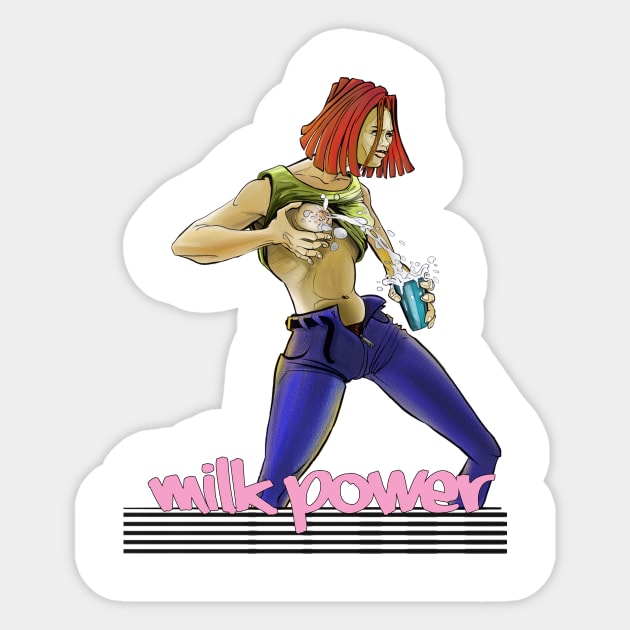 MilkPower Sticker by BeUnited